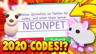 TRYING ALL NEW ADOPT ME CODES! MARCH 2020 IN ROBLOX FOR FREE LEGENDARY PETS!?!