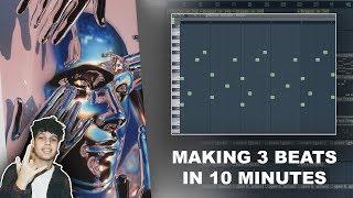 MAKING 3 FIRE BEATS IN 10 MINUTES? | (Making Beats With The Best Melodies in FL Studio)