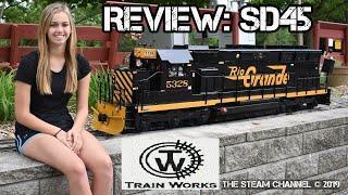 Review : 1.6" Scale SD45 Rio Grande Diesel Locomotive