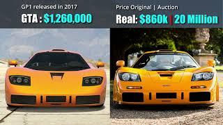 GTA V Super cars prices vs Real Life supercar prices | side by side comparision