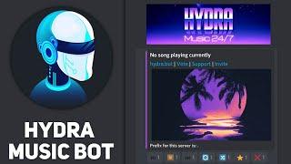 Hydra Best Music bot | Setup Hydra bot Discord | Commands | Techie Gaurav