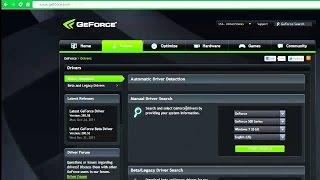 How to update nvidia geforce driver  Online + Offline