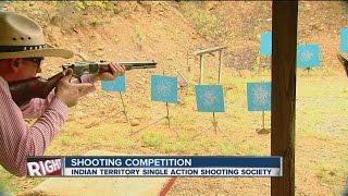 Indian Territory Single Action Shooting Society Holds Cowboy Action Shooting Event