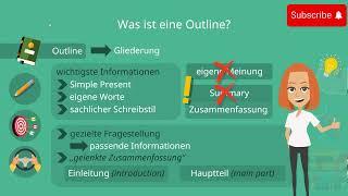 Wie schreibt man eine Outline?