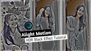 Halo blur & black effect video editing in alight motion app Sanjay Tech