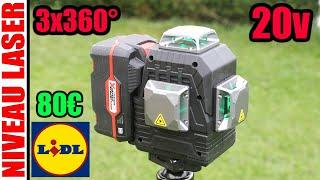 LIDL niveau laser 360° PARKSIDE PERFORMANCE PKLLP 3360 A1 type Bosch Professional GLL 3-80 CG