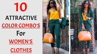 10 More ATTRACTIVE Color Combinations for Women's Clothes 2024 | Women's Fashion & Style 2024!