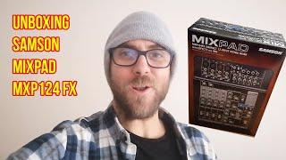 Samson Mixpad MXP124 FX COMPACT Unboxing mesa de mezcla PARA TODO! #studio #busking