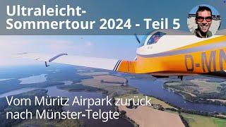 Sommertour 24 #5 - vom Müritz Airpark nach Münster Telgte mit Eurofightern im Abflug - VL3, WT9, CT