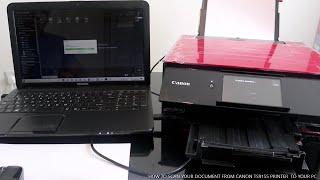 HOW TO SCAN YOUR DOCUMENT FROM CANON TS9155 PRINTER TO YOUR PC