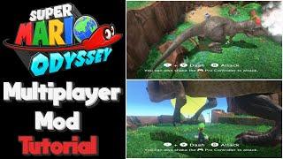 Super Mario Odyssey Split screen Multiplayer Mod | Switch TUTORIAL