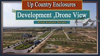 up country enclosures drone view | Real News