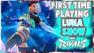 FIRST TIME PLAYING LUNA SNOW IN MARVEL RIVALS