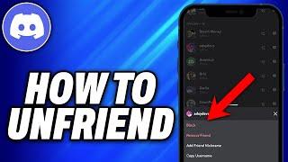 How To Unfriend on Discord iPhone & Android (2024) - Easy Fix