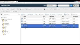 How to download files or folder to PC using cPanel Filemanager - Course +HD + Latest - P11