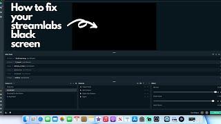 HOW TO FIX STREAMLABS BLACK SCREEN ISSUE - EVEN WITH CAPTURE CARD SET UP CORRECTLY | BEN SMALL