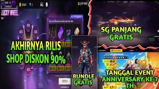 BOCORAN TANGGAL RILIS LUCKY WHELL, SG INCUBATOR GRATIS, BONUS TOP UP, KALENDER EVENT ANNIVERSARY FF