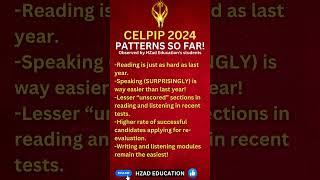 Good News! Recent CELPIP candidates! #celpip2024 #hzadeducation #celpipexam