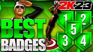 TOP 5 BEST SHOOTING BADGES NBA 2K23 NEXT GEN & CURRENT GEN! BEST SHOOTING BADGES NBA 2K23!