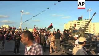 NTC members hold victory rallies in  Tripoli and Misrata