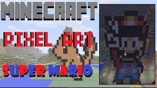 Minecraft Pixel Art : Super Mario Tutorial