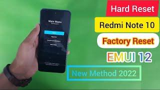 Hard Reset / Xiaomi Redmi Note 10 ( M2101K7AG) Hard Reset & Unlock Pattern / New Method 2022