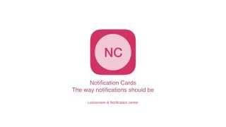 Notification Cards - IOS Tweak to make the notification center perfect