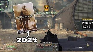 MW2 In 2024 is EASY:(29-3)"INSANE HARDLINE UMP45" NUKE ON SCRAPYARD TDM!