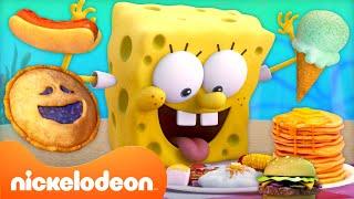 Kamp Koral | Alles wat SpongeBob EET in Kamp Koral! | Nickelodeon Nederlands
