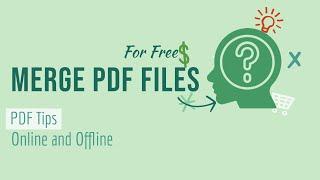 Best way to merge PDF files free 2023 | Combine PDF files offline and online for free
