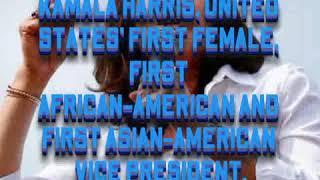kamala Harris the first black and female vice-president of USA