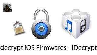 How to decrypt iOS Firmware with iDecrypt ALL iOS Versions (+Betas)