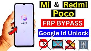 Xiaomi MIUI 13 FRP BYPASS (Activity Launcher Not Work) | 100% Working For All Mi/Redmi/Poco Phones