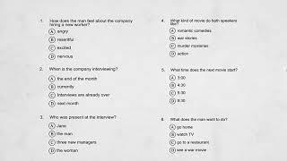 TOEIC Test - The Short Convo Section - Lesson 2 - The Practice