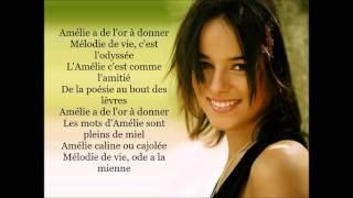 Alizée - Amélie M'a Dit paroles