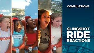 60 Funny Slingshot Ride Reactions Compilation