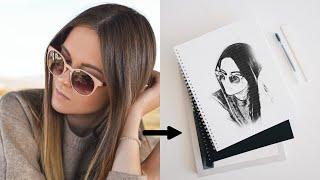 transform photos into pencil sketches with photopea