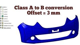 Class A to B surface conversion - CATIA V5