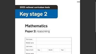 2022 Year 6 SATs Reasoning Paper 2 Walkthrough Guide - Mr Wall