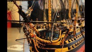 HMS Victory 1805 54.5" Scale 1/72 1385mm Wood Model Ship Kit