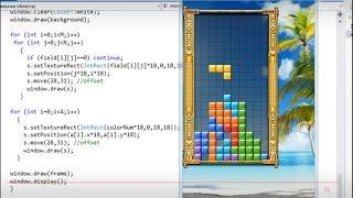 Let's make 16 games in C++: TETRIS