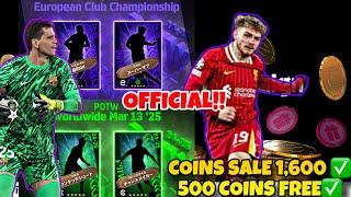 LAST DAY TEBUS COINS HARINI‼️5️⃣0️⃣0️⃣ CLAIMS & SALE 1️⃣,6️⃣0️⃣0️⃣ OFFICIAL POTW UCL ESOK