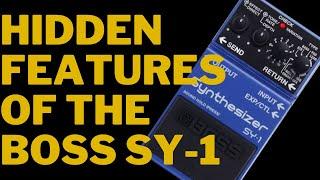 Hidden features of the Boss SY-1