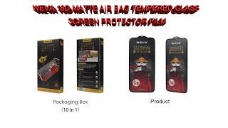 WEVA 18D MATTE AIR BAG TEMPERED GLASS SCREEN PROTECTOR