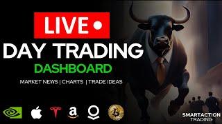  LIVE Day Trading Stock Market Dashboard Dec 23 2024 | $SPY $QQQ $NVDA $AAPL $TSLA $PLTR $BTC