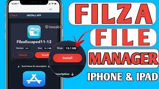 How to install Filza File Manager on iphone  2023 || Download and Install Filzaescaped on iphone