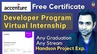 Accenture Developer Program | Accenture Virtual Internship | Free Certification Course