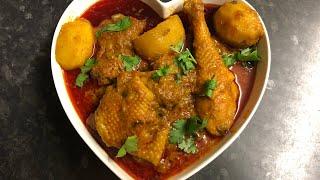 Bangladeshi Traditional Chicken and Potato Curry