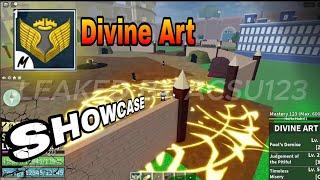 SHOWCASE Divine Art / Angel Fighting Style | Blox Fruits