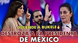 POLITICA ESPAÑOLA BARRE EL PISO CON LA PRESIDENTA DE MÉXICO POR CRITICAR A BUKELE